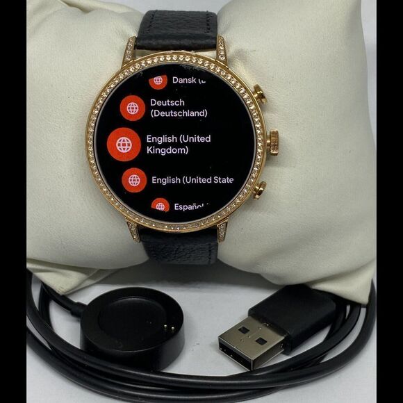 Fossil Gen 4 Authentic Digital Dial Smart Watch Custom Band FTW6011 DC516 - Picture 1 of 12